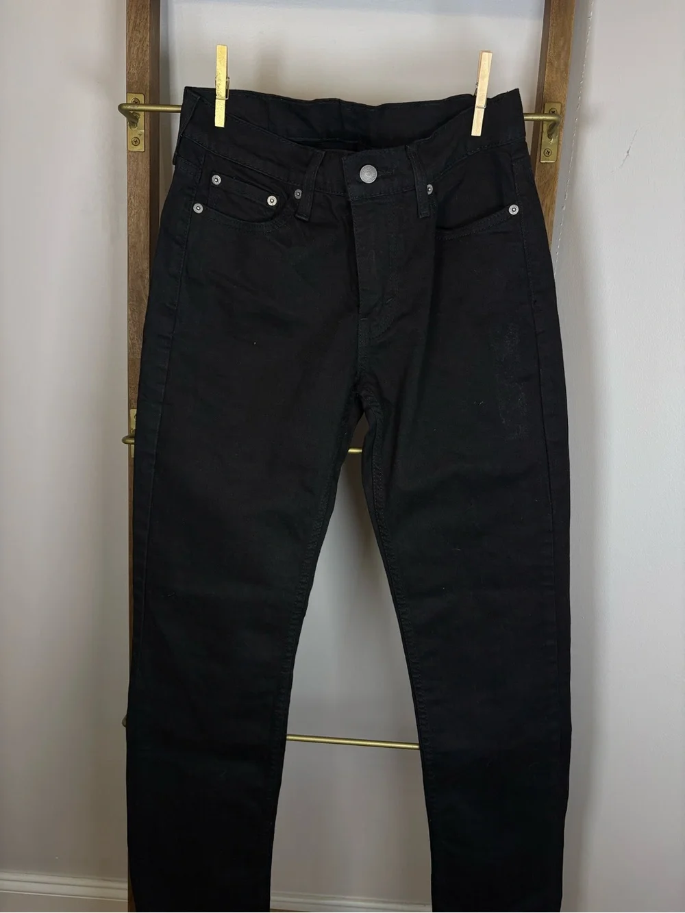 Levi's Men's Black Chinos - Straight Casual Pants (0298)